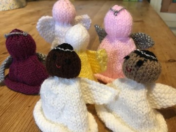 knitted angels