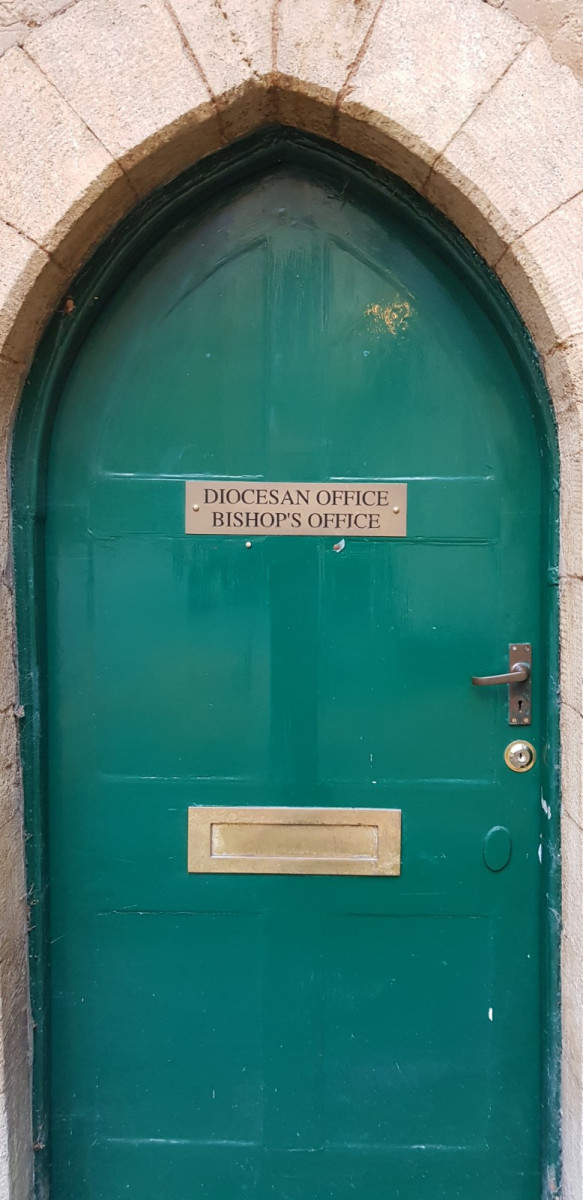 Door to the Bishop's Office