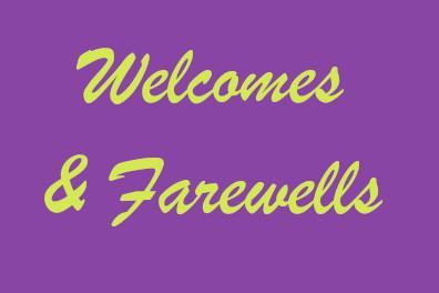 Open Welcomes & Farewells